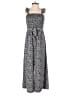 Shein 100% Polyester Animal Print Gray Jumpsuit Size XS - photo 1