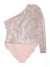 City Chic Silver Pink Bodysuit Size 22 Plus (XL) - photo 2