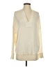 Vince. Ivory Long Sleeve Silk Top Size S - photo 1