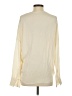 Vince. Ivory Long Sleeve Silk Top Size S - photo 2