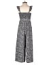 Shein 100% Polyester Animal Print Gray Jumpsuit Size XS - photo 2