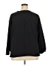 Lands' End 100% Polyester Black 3/4 Sleeve Blouse Size 20W - photo 2