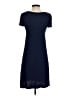 Max Studio Solid Blue Casual Dress Size S - photo 2
