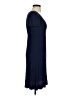 Max Studio Solid Blue Casual Dress Size S - photo 4