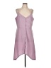 ASOS 100% Polyester Solid Purple Casual Dress Size 12 - photo 1