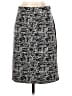 PREMISE Tweed Gray Black Formal Skirt Size 8 - photo 1