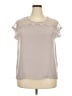 Maurices 100% Polyester Gray Short Sleeve Blouse Size XXL - photo 1