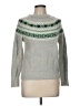 Cotton Emporium Argyle Silver Pullover Sweater Size M - photo 1