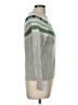 Cotton Emporium Argyle Silver Pullover Sweater Size M - photo 4