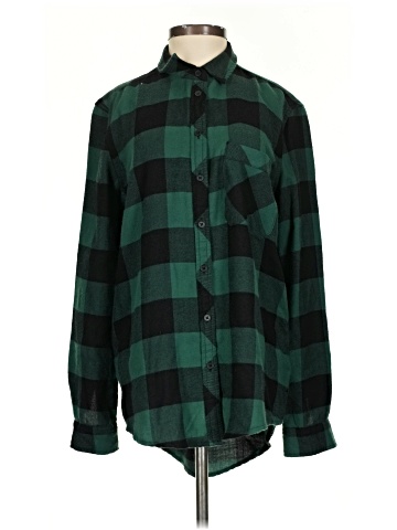 BDG Long Sleeve Button-Down Shirt (view 1)