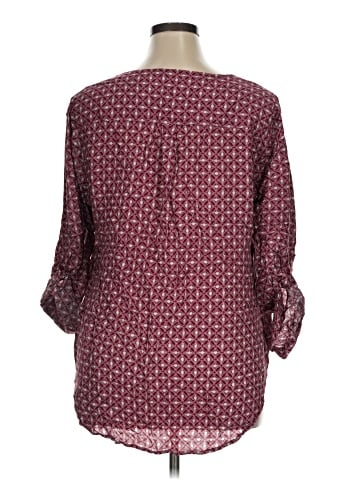 Brina & Em 3/4 Sleeve Blouse (view 2)