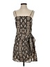 Blu Pepper Animal Print Brown Cocktail Dress Size S - photo 1
