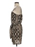 Blu Pepper Animal Print Brown Cocktail Dress Size S - photo 5
