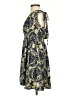 Shein 100% Polyester Paisley Blue Cocktail Dress Size 4 - photo 5