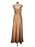 Alfred Angelo 100% Polyester Tan Gold Cocktail Dress Size 10 - photo 2