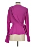 Atlein Collective 100% Polyester Purple Long Sleeve Blouse Size 2 - photo 2