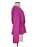 Atlein Collective 100% Polyester Purple Long Sleeve Blouse Size 2 - photo 4
