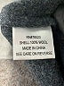 Luii 100% Wool Black Wool Cardigan Size S - photo 8