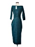 CBR 100% Polyester Teal Cocktail Dress Size S - photo 2