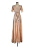 Baltic Born 100% Polyester Tan Casual Dress Size S - photo 1