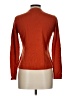August Silk Orange Pullover Sweater Size L - photo 2