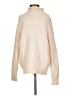 Zesica 100% Acrylic Solid Ivory Turtleneck Sweater Size S - photo 1
