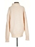 Zesica 100% Acrylic Solid Ivory Turtleneck Sweater Size S - photo 2