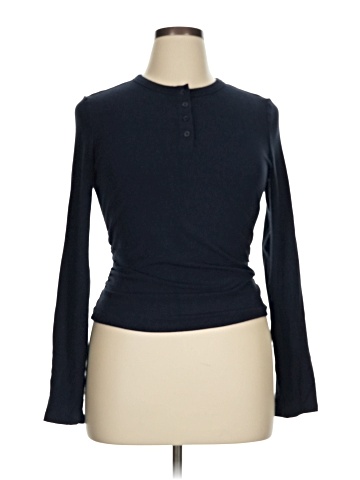 Trendy Queen Long Sleeve Henley (view 1)
