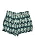 Wildfox 100% Rayon Chevron-herringbone Teal Shorts Size Lg (3 or L) - photo 2