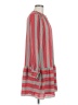 Ann Taylor LOFT 100% Polyester Stripes Red Casual Dress Size M - photo 4