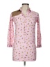 Assorted Brands 100% Polyester Pink 3/4 Sleeve Blouse Size 10 - photo 1