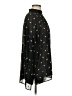 CAbi 100% Polyester Stars Black Long Sleeve Blouse Size M - photo 4