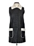 Barneys New York 100% Polyester Gray Coat Size 4 - photo 1