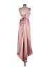 Unbranded 100% Polyester Pink Tan Cocktail Dress Size 2 - photo 2