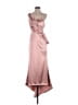 Unbranded 100% Polyester Pink Tan Cocktail Dress Size 2 - photo 1