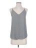 Ann Taylor LOFT 100% Polyester Gray Sleeveless Top Size XS - photo 1