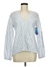 Remade Blue Long Sleeve Blouse Size M - photo 1