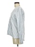 Remade Blue Long Sleeve Blouse Size M - photo 5