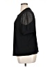 CeCe Black Short Sleeve Top Size XL - photo 5