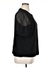CeCe Black Short Sleeve Top Size XL - photo 4