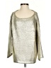 St. John Couture Metallic Silver Pullover Sweater Size S - photo 1