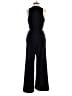 Express 100% Polyester Solid Black Jumpsuit Size XS - photo 2