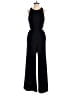 Express 100% Polyester Solid Black Jumpsuit Size XS - photo 1