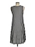 SJS Stripes Black Casual Dress Size M - photo 2