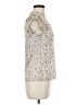 Forgotten Grace Ivory Short Sleeve Turtleneck Size M - photo 4