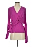 Atlein Collective 100% Polyester Purple Long Sleeve Blouse Size 2 - photo 1