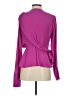 Atlein Collective 100% Polyester Purple Long Sleeve Blouse Size 2 - photo 2
