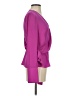 Atlein Collective 100% Polyester Purple Long Sleeve Blouse Size 2 - photo 4