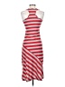 Unbranded Stripes Red Casual Dress Size S - photo 2