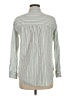 Pilcro Stripes Blue Long Sleeve Button-Down Shirt Size XS - photo 2